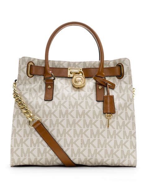 michael kors hamilton large tote bag vanilla|Michael Kors nouveau Hamilton large.